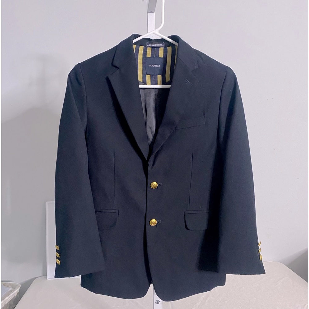 Nautica Boys Navy Blazer